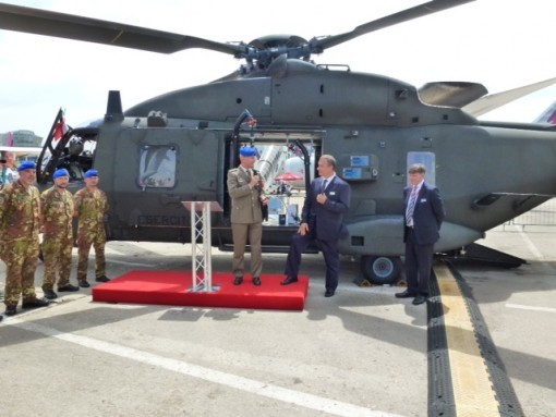 NHI CELEBRATES THE FIRST DEPLOYMENT OF AN ITALIAN ARMY NH90
