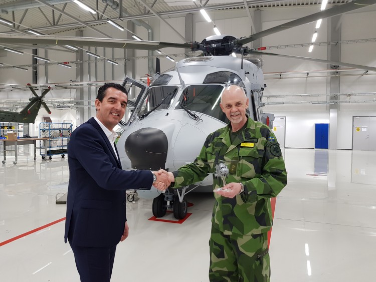 Grand opening of NH90 hangar H93 in Kallinge , Ronneby Air Force Base South of Sweden !