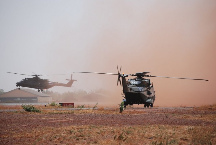 Two Belgian NH90 in Mali