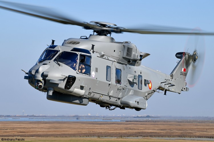 Qatar’s first two NH90 NFH naval helicopters delivered