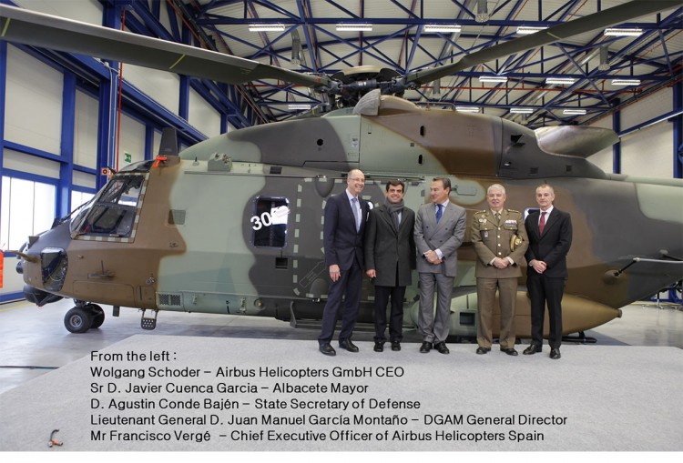NH90 Program Passes Major Milestone with Delivery of 300th Production Helicopter to the Spanish Customer