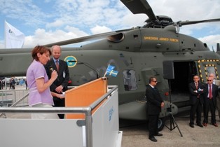 NH90 FIRST DELIVERY FOR SWEDEN