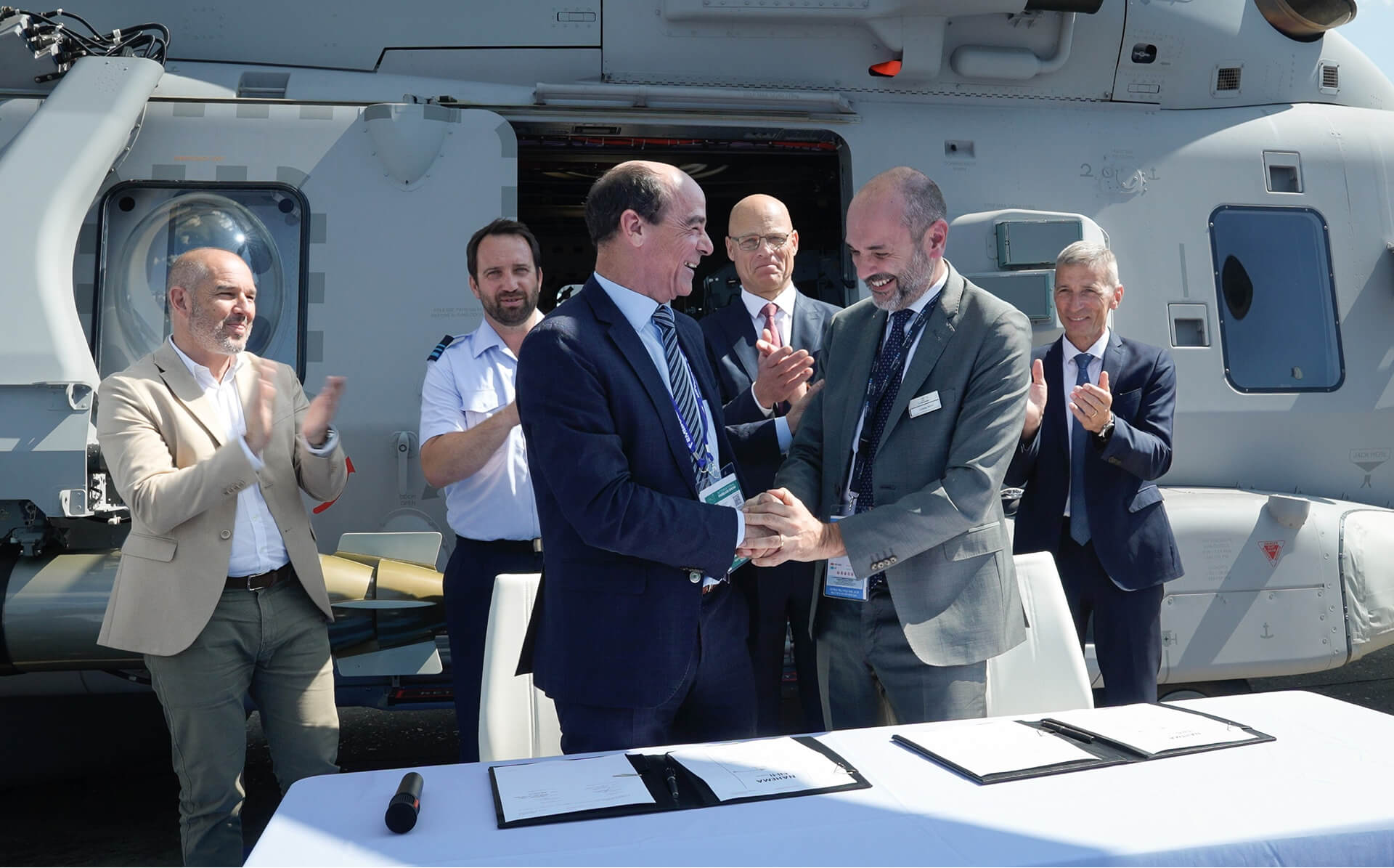 NHIndustries and NAHEMA extend the NH90 Operational Support contract to include the Belgium fleet and procure additional services